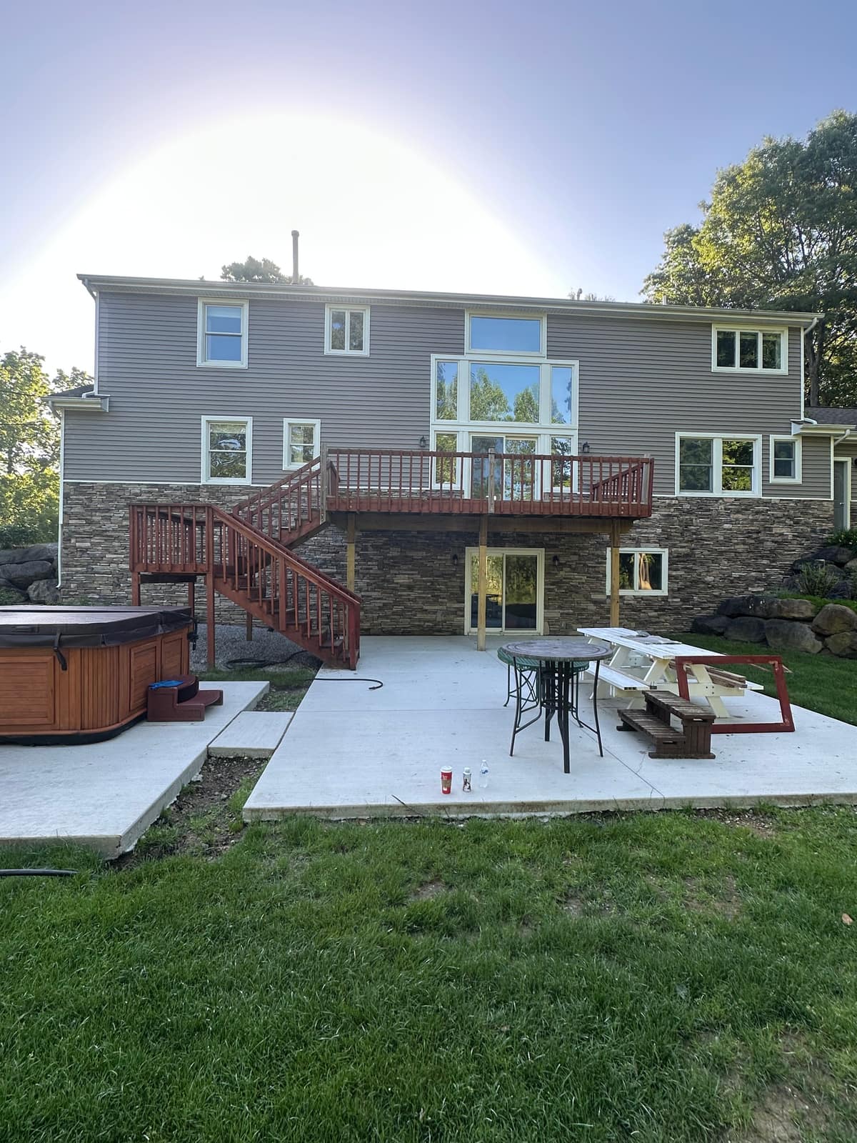 Clarkston New Deck — Before