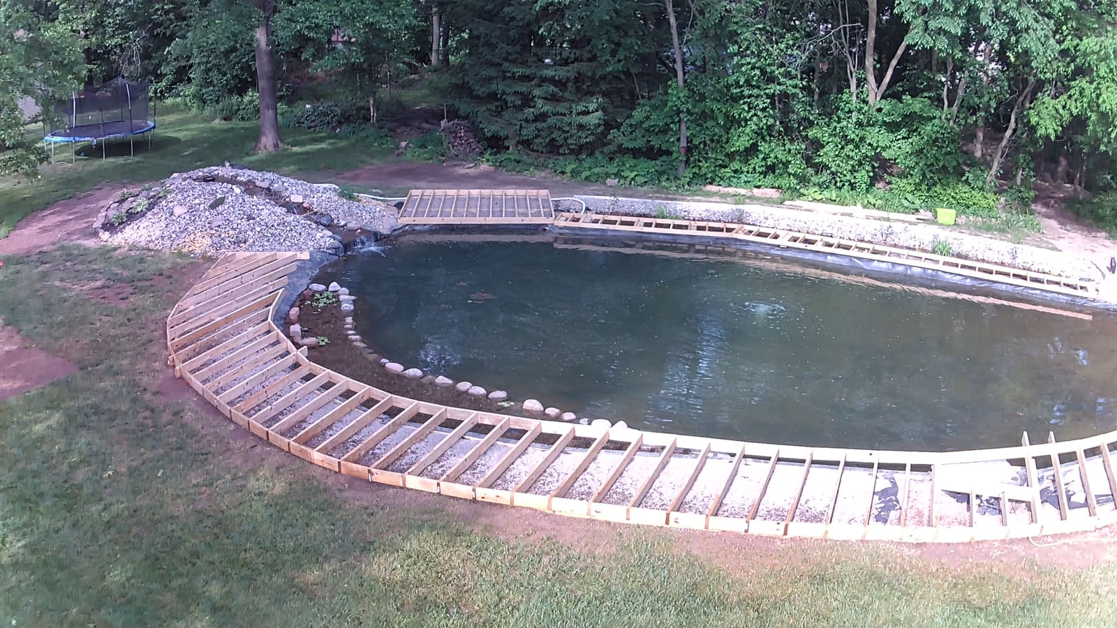 Commerce Pond Deck — During
