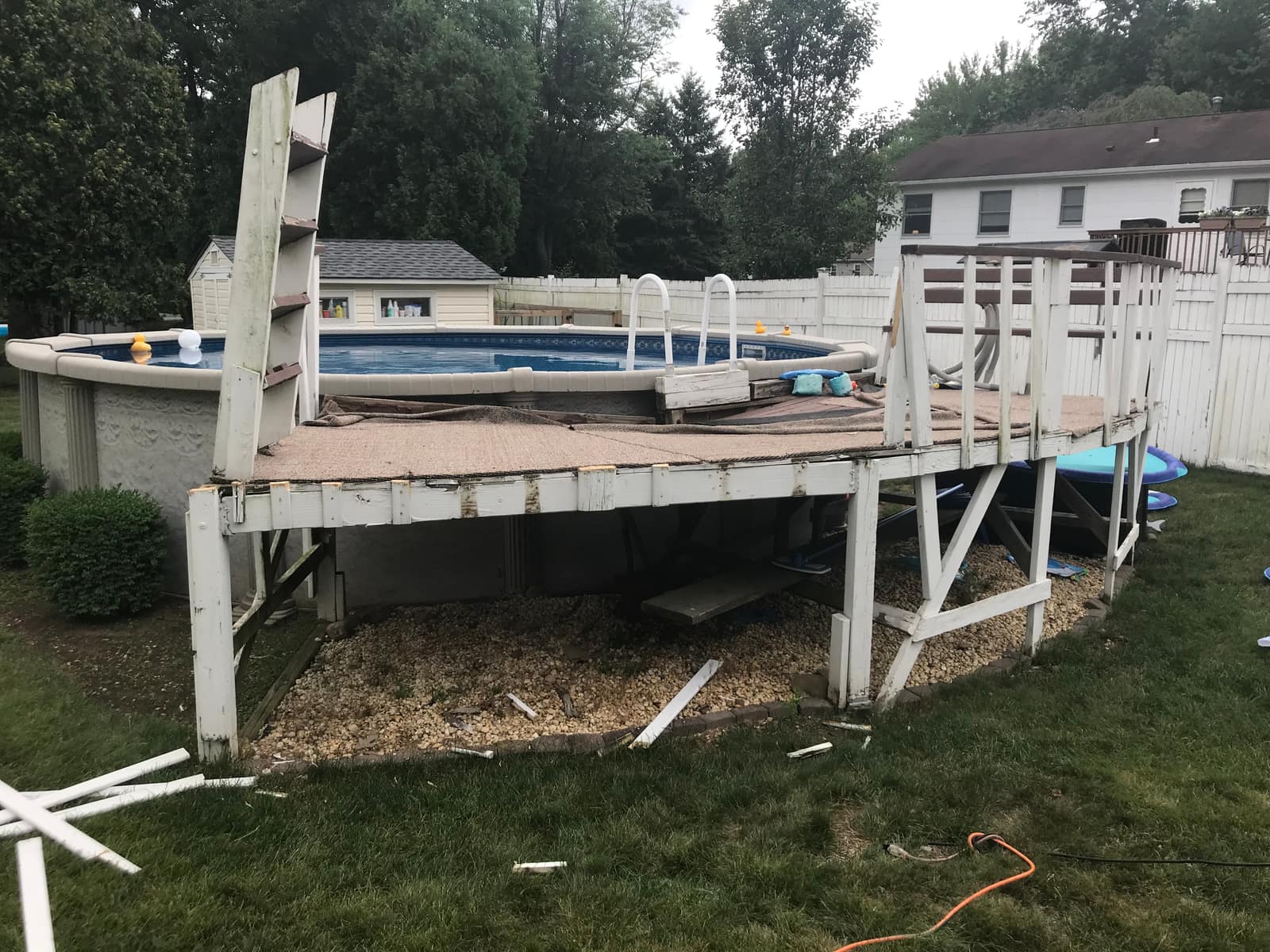 NY Pool Deck — Before