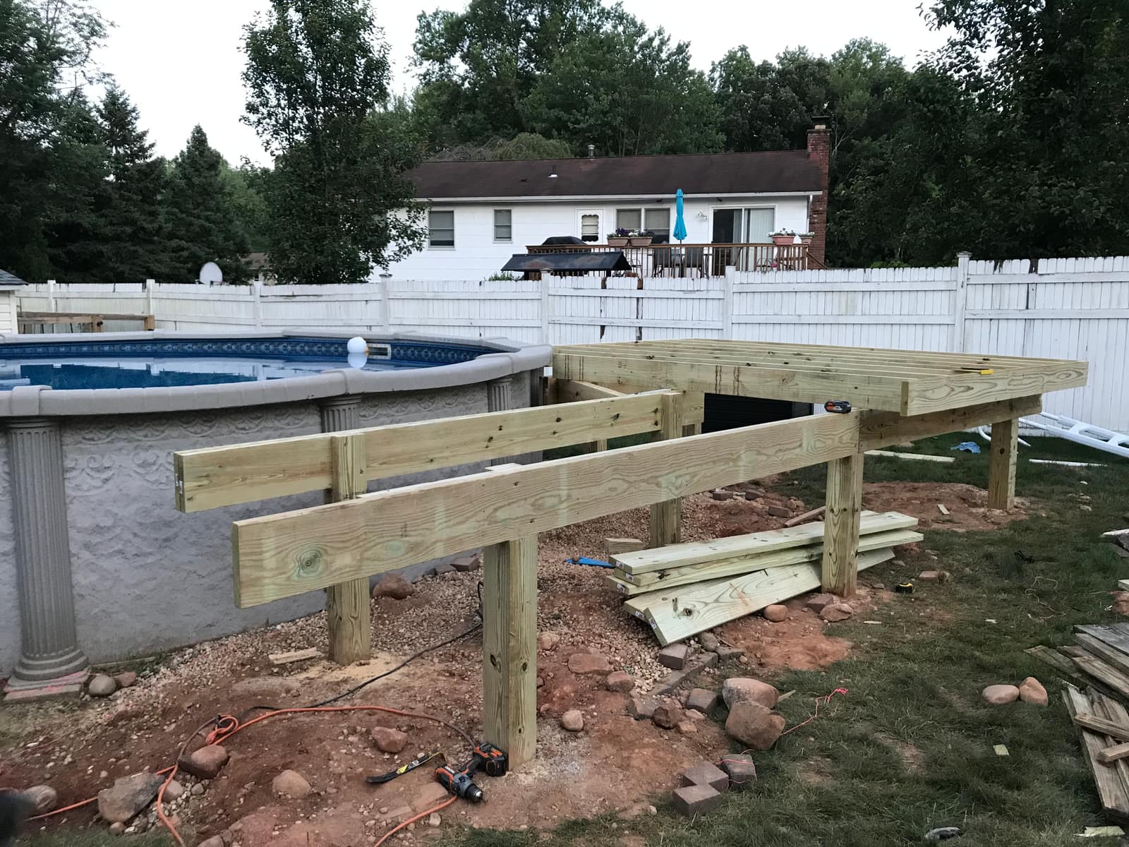 NY Pool Deck — During